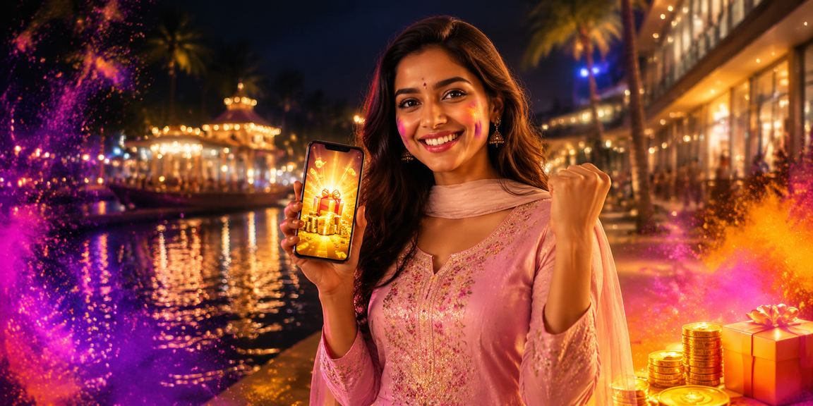 VIP member placing mobile sports bets in peaceful Kerala setting